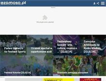 Tablet Screenshot of ezamosc.pl